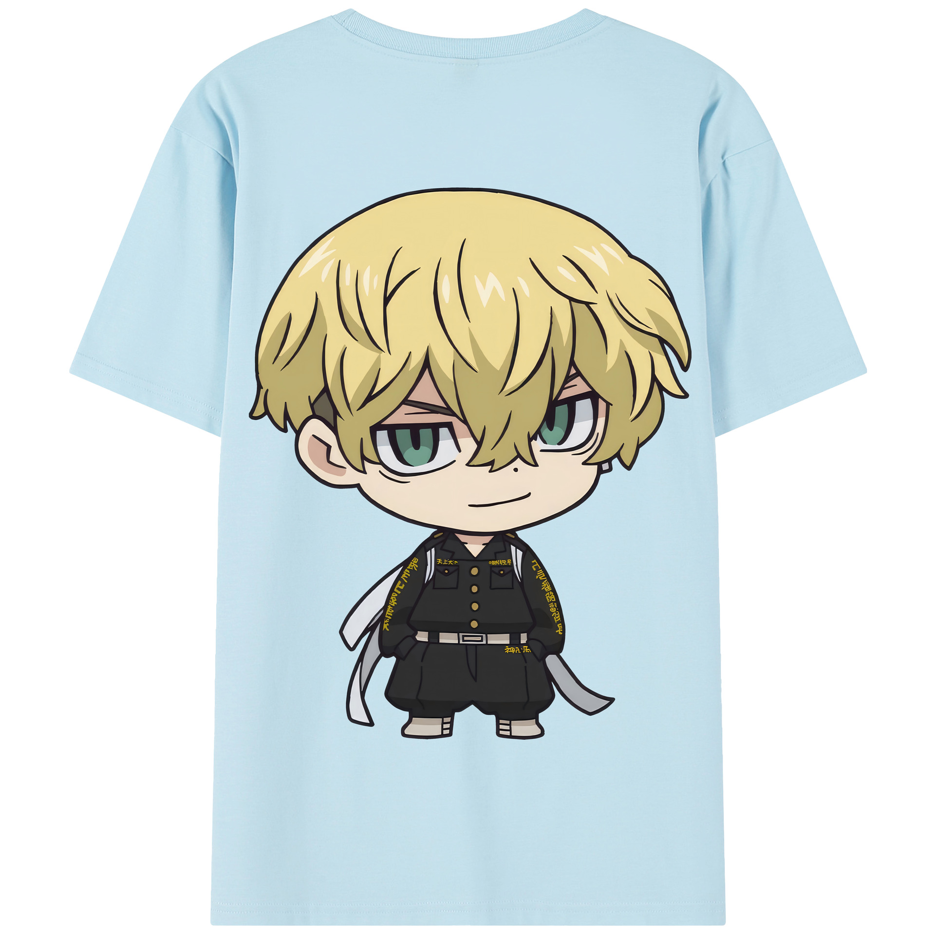 （画像用） 東京リベンジャーズ Tokyo Revengers 綿100％半袖Tシャツ（背面プリント）